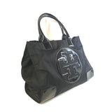 Black Nylon Large Tote