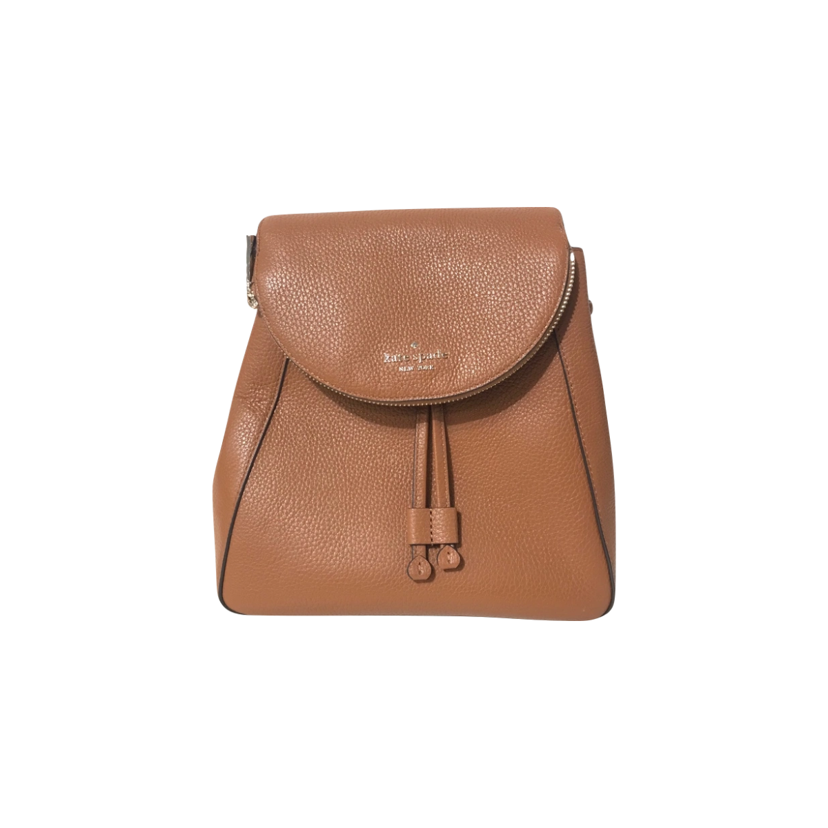 Brown Leather Backpack