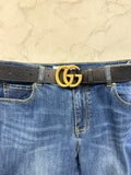 Calfskin Double G 40mm Belt 85 34