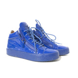 Blue Platform Sneakers