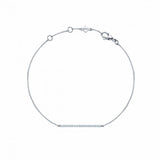 Diamond Horizontal Bar Bracelet